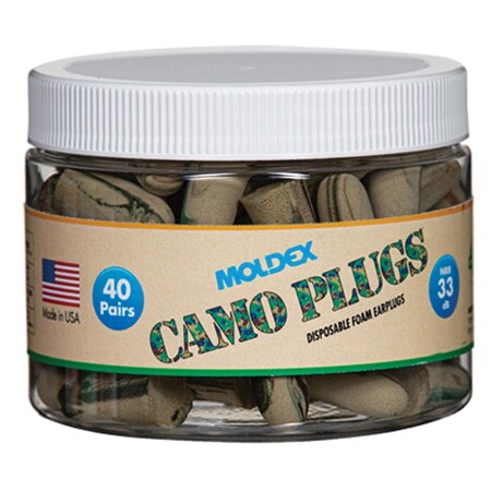 MOLDEX Camo Plugs Canister. 40 pairs 6685